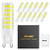 DiCUNO G9 Ceramic Base LED Light Bulbs 6W  60W Halogen Equivalent  550LM Daylight White  6000K  G9 Base G9 Bulbs Non Dimmable for Home Lighting 12 Pack