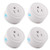 Smart Plug   WiFI Outlet Compatible with Alexa Google Home   IFTTT Remote Control Outlet Mini Socket with Timer Function Smart Life 24GHz Network Only   4 Pack