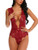 Avidlove Women One Piece Lingerie Lace Bodysuit Deep V Teddy Mini Babydoll