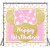 Riyidecor 6x6ft Happy Birthday Backdrop Mouse Pink Gold Polka Dots Princess Girl Photography Background Newborn Baby Shower Party Decoration Celebration Banner Props Photo Shoot Studio Vinyl Cloth