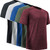 BALENNZ Workout Shirts for Men, Moisture Wicking Quick Dry Active Athletic Men's Gym Performance T Shirts