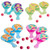 Kicko 9 Inches Mermaid Paddle Ball 12 Packs   Party Favors   Party Prizes for Children Games or Adults   Assortments May Vary