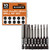 Hex Head Allen Wrench Drill Bit Set of 10   SAE Hex Key Driver Bits with Magnetic Tips