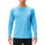 Naviskin Men s Sun Protection UPF 50  UV Outdoor Long Sleeve T Shirt Blue Size XXL