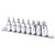 Genius Tools 8 Piece 1 2  Dr Metric Hex Bit Socket Set BS 408H