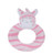 Angel Dear Ring Rattle, Pink Zebra