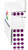 ChromaLabel 1 4 Inch Round Permanent Color Code Dot Stickers 1000 per Dispenser Box Purple