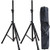 AxcessAbles SSB 101 Universal Tripod Speaker Stands with Carrying Bag  2 Pack