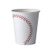Baseball Themed 9 oz Disposable Paper Cups Birthday Party Supplies Ideal for Game Day Tailgate Parties and Family Dinner  50 Pack