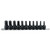 Genius Tools 11PC 1 2  Dr Metric Hex Impact Bit Socket Set  CR Mo    TH 411M