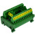 OONO DIN Rail Mount 30A 300V 2x12 Position Screw Terminal Block Distribution Module