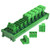 DIN Rail Mount 30A 300V 8x3 Position Pluggable Terminal Block Distribution Module