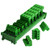 DIN Rail Mount 30A 300V 8x4 Position Pluggable Terminal Block Distribution Module
