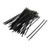 Uxcell Stainless Sprayed Self-Lock Cable Ties/Wire Strap, 4.6 x 150 mm, 100 Piece