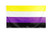 FLAGLINK Nonbinary Pride Flag 3x5Fts  LGBTQIA Non Binary NB Gender Rainbow Banner