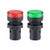 uxcell 2Pcs Red Green Indicator Light AC DC 110V 22mm Panel Mount for Electrical Control Panel HVAC DIY Projects