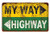 Ohio Wholesale My Way Highway Wall Art, from our Americana Collection