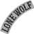 VEGASBEE Lone Wolf Reflective Embroidered Iron ON Patch Biker Jacket Decorative TOP Rocker 12  USA