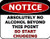 Top Shelf Novelties Notice Absolutely No Alcohol Beyond This Point So Start Chugging sp50