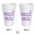 Mardi Gras Styrofoam Cups   Jester Hat