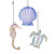 Kurt Adler YAMT2402 Ornament Set 3 Piece