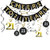 Tuoyi 21st Birthday Party Decorations KIT   Cheers to 21 Years Banner Sparkling Celebration 21 Hanging Swirls Perfect 21 Years Old Party Supplies 21st Anniversary Decorations