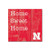 NCAA Legacy Nebraska Cornhuskers Wood Plank Square 10x10 One Size Wood