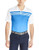 adidas Golf Men s Climacool 3 Stripes Gradient Polo Shirt White Bahia Blue Medium