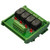 Electronics Salon DIN Rail Mount 4 SPDT 10Amp Power Relay Interface Module DC 12V Version
