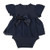 Stephan Baby Snap Dress Style Diaper Cover Chiffon Skirted Navy Blue Fits 6 12 Months