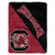 South Carolina Gamecocks  Halftone  Micro Raschel Throw Blanket 46  x 60