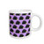3dRose Cute Hedgehog Print Purple Ceramic Mug 11 Ounce