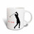 3dRose Play Golf Dad Magic Transforming Mug 11 Ounce