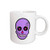 3dRose Day of The Dead Skull Día de los Muertos Sugar Skull Purple Ceramic Mug 11 Ounce