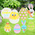 Koogel 8 Pcs Easter Yard Signs Rabbit Egg Yard Stake Signs Easter Decorations for Egg Hunting Party Easter Outdoor Lawn