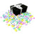 Cuckoo Luckoo Classic Assorted Jordan Almonds 2 lb Bag in a BlackTie Box