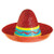 Amscan Cinco De Mayo Sombrero Mini Red Glitter Hat   Fiesta Accessory   12 Ct