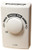 Lux Products LV1 Line Voltage Single Pole Heat Thermostat Sterling White