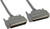 Amphenol CS DSSMDB37MF 005 37 Pin DB37 D Sub Cable Shielded Male Female 5  Gray