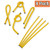 Andalus Gear Rubber Ties Yellow 17 Inch Long Reusable Twist Tie Holds Up to 110 Pounds  8 Pack