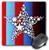 3dRose LLC 8 x 8 x 0.25 Inches Red, White and Blue Patriotic Star Art, Use Mouse Pad (mp_55672_1)
