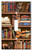 Single Gang Toggle Wall Switch Plate   Books In Library design   Image by Dan Morris