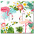 Art Plates Brand Double Toggle Switch   Wall Plate   Flamingos