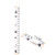 Baby Growth Chart Handing Ruler Wall Decor for Kids Canvas Removable Height Growth Chart 79  x 79   Cartoon
