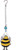 Sunset Vista 93349 Standing Bee Bouncy 13  inch High Multicolor