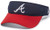 Braves MLB Two Tone Golf Sun Visor Hat Cap Adult Men s Adjustable