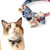 Necoichi Kabuki Charm Bow Tie Cat Collar  Navy