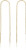 Gold Threader Earrings   14k Gold Dipped Thread Earrings For Women   Dangling Chain Earrings   Chain Earrings For Women   Long Gold Drop Threader Earrings