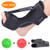 Plantar Fasciitis Night Splint Foot Drop Orthotic Brace Adjustable Elastic Dorsal Night Splint for Plantar Fasciitis Achilles Tendonitis Heel and Ankle Pain with 2 PCS Hard Spiky Massage Ball