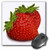3dRose LLC 8 x 8 x 0.25 Inches Mouse Pad, Two Strawberries (mp_101260_1)